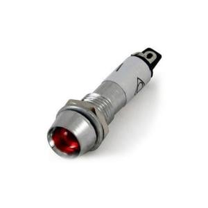 SİNYAL  LAMBASI METAL 24 V Led'li 8mm KIRMIZI IC-225 (MBS-35874)