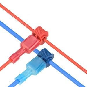 120 Adet T-TAP Kablo Ek Konnektör Seti (Kesmeden) 6 Çeşit Plastik Çantada