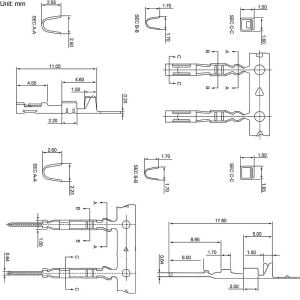 620 Adet Dupont Jst Konnektör Seti 2,54mm 1-12 Pin Takım 11 Çeşit Şeffaf Çantada