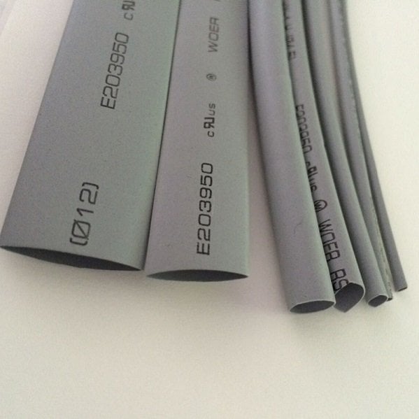 Woer Makaron 2,4 mm Gri (1 Metre)