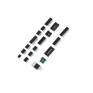 150 Adet Dip Entegre Seti 17 Çeşit Şeffaf Çantada