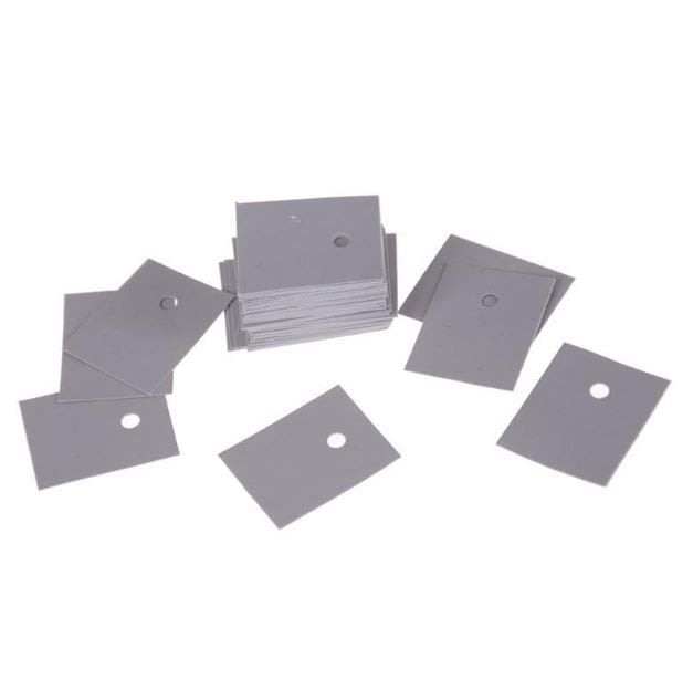 İzolatör Silikonlu GRİ 25x20 mm ( To 247 Kılıfa Uygun )