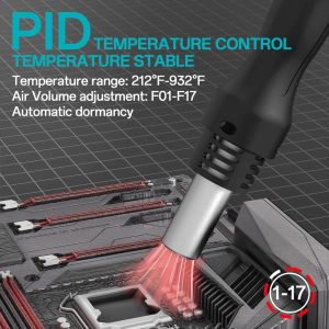 Bakon BK602 Pro İntelligent Isı Ayarlı 2 in 1 Havya İstasyonu