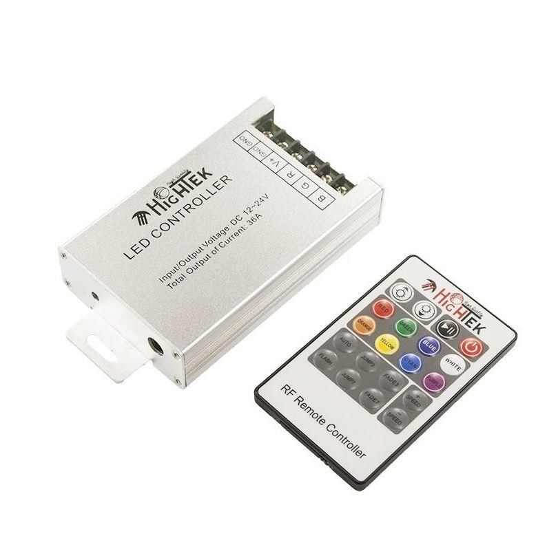 LED Kontrol RGB  Şerit Ledler için 3X12A  36A 12V 20 TUŞLU