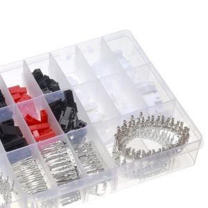 260 Adet Dupont Konnektör Seti 6 Çeşit Şeffaf Çantada