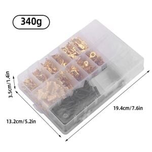 1050 Parça İzolesiz Kablo Terminal ve Daralan Makaron Seti Plastik Çantada