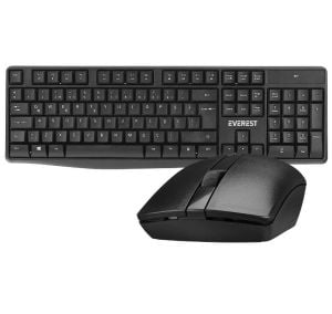 Everest KM-7500 Siyah Kablosuz Q Multimedia Klavye + Mouse Set 2,4 GHz