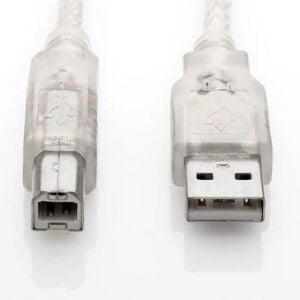 S-LİNK  SL-U2005  USB PRİNTER KABLO 5 mt  ŞEFFAF