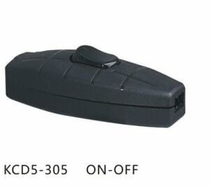 ANAHTAR ARAPUAR KCD-305  SİYAH VİDASIZ KABLO SIKIŞTIRMA TİP
