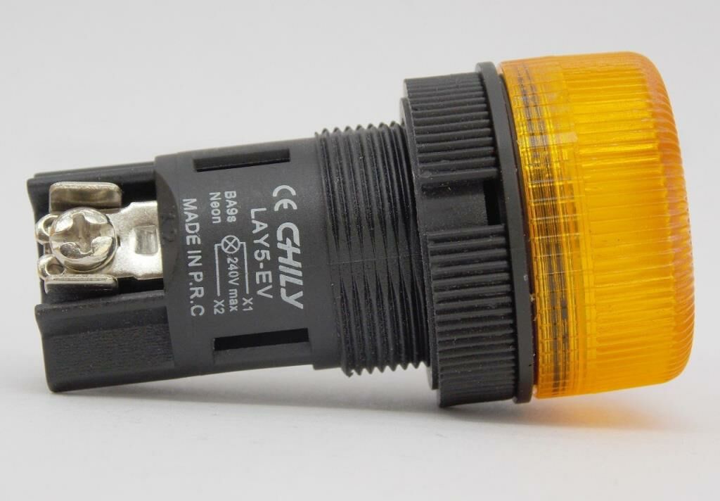 MOMENTUM MB3-EV056 22mm SARI 220V SİNYAL LAMBASI