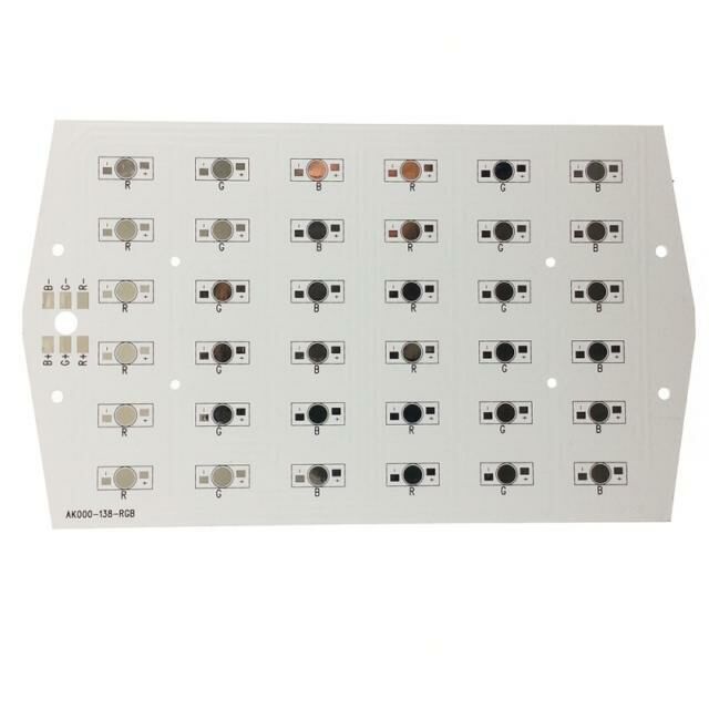 DİKDÖRTGEN PCB 36 LED RGB 000-138  22,5+24,5+22,5 OVAL