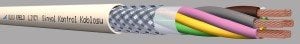 Ülkü  ÜK-5404  06 Lı Blendajlı Kablo (1 metre) 6X0,22mm  LIY(ST)CY Sinyal Kumanda Kablosu