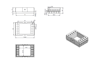 AK-RT-120 50x75x110 RÖLE KUTUSU