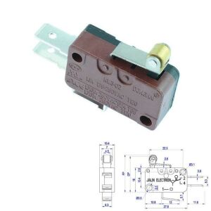 SWİTCH MAKARALI 16x28mm 14mm  15A IC-175  (220V 16A) KW1-103-6