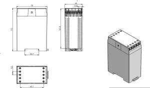 AK-RT-115 78 x 45 x 110 Röle Kutusu