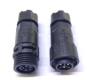 3 Pim Ip67 Su Geçirmez 16mm Takım Konnektör Plastik IC-266N-3P ( Erkek Dişi Seyyar Tip )
