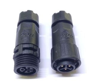 3 Pim Ip67 Su Geçirmez 16mm Takım Konnektör Plastik IC-266N-3P ( Erkek Dişi Seyyar Tip )