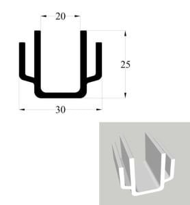 Alüminyum Soğutucu TO-247  Kılıf Siyah Eloksallı 28 mm m3 TR10