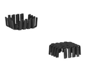 Alüminyum Soğutucu TO3 TO66 SOT9 SOT32  Kılıf Siyah Eloksallı 45 mm Kare TR20