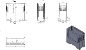 AK-RT-132 36 x 86 x 77 Ray Tipi Kutu