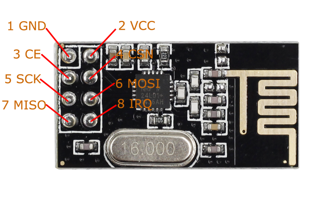 Wireless NRF24L01 2.4 GHz Transceiver Modül 2.4 GHz Alıcı Verici Modül