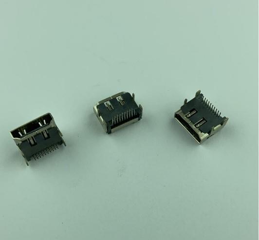 HDMI  PCB  DİŞİ  90°  DERECE DİP  KONNEKTÖR 19 PİN