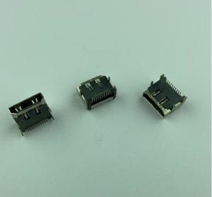 HDMI  PCB  DİŞİ  90°  DERECE DİP  KONNEKTÖR 19 PİN