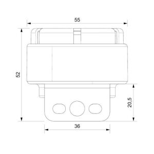 Sanel Buzzer Sbh834 12/24v Geri Vites Kornası Su Geçirmez Ip67 ( Bip Bip )