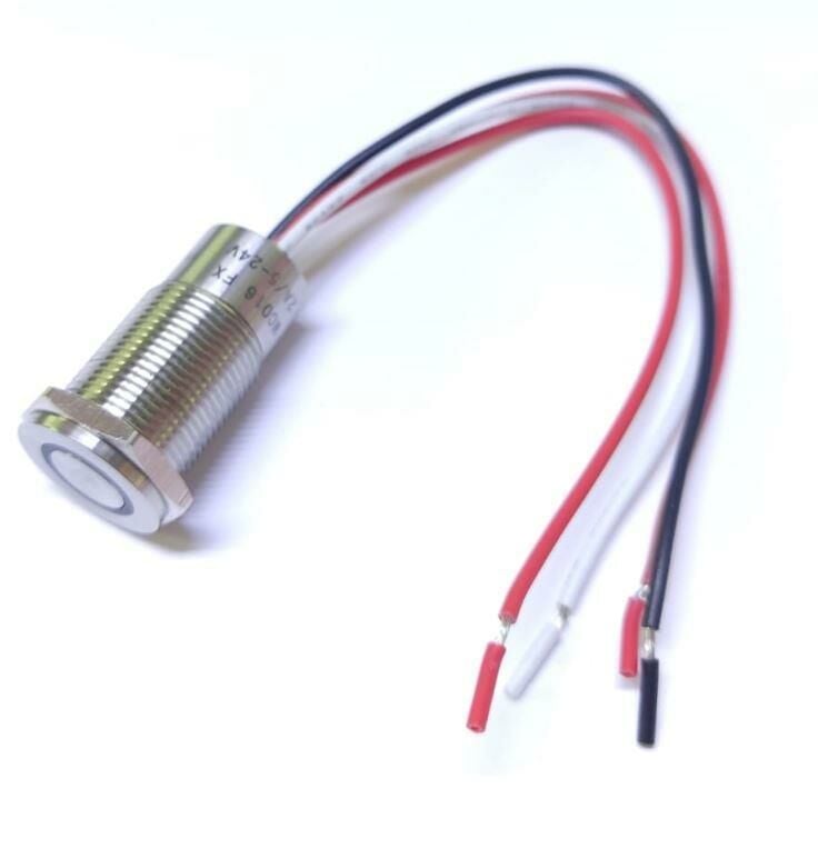 Touch Buton Dokunmatik 16 mm Metal IP68 Kablolu Işıksız