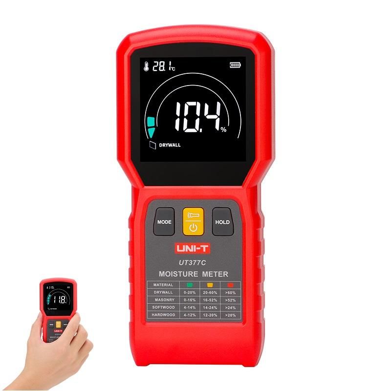Uni-T Ut 377C Dijital Ağaç / Ahşap Nem Ölçer Unit UT377C