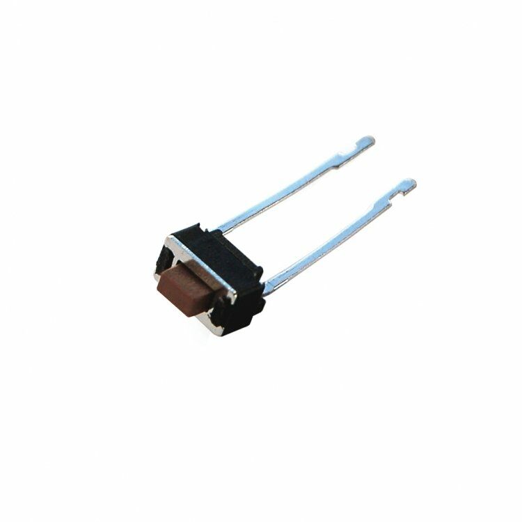 TACT  BUTON  6x2 PIONER SIYAH Uzun Bacak 0,8mm Metal Çerçeve IC-201