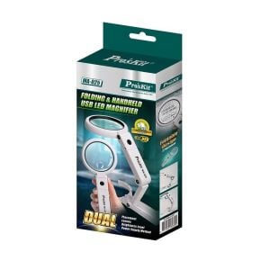Proskit Ma-025 Katlanabilir Masa ve El Tip Büyüteç Usb Ledli