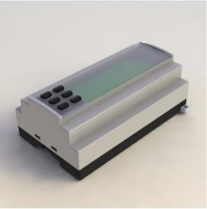 AK-RT-209-A  9 Modül Ray Tipi Kutu SIYAH FÜME CAM BUTONSUZ