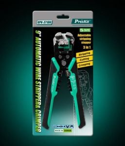 Proskit 8PK-371DU  9'' Otomatik Kablo Kesici & Soyucu & Pabuçlama Awg 24-10/0,2-6,00 mm²