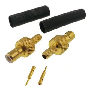 SMA DİŞİ 180 derece sıkmalı mini GOLD SMA009