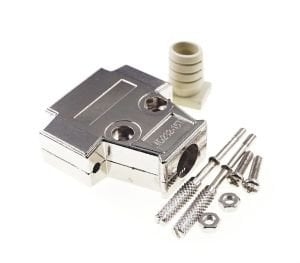 15 Pin D-Sub Konnektör Kapağı Metal 1 Takım