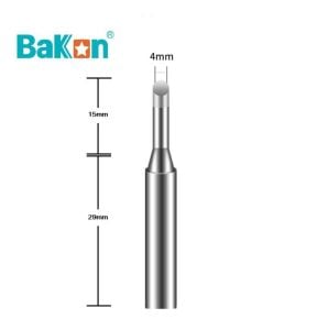 Bakon 600-4C Keski Yedek Havya Ucu ( 4mm ) ( BK90-60-863-881 Modelleriyle uyumlu ) 1 Adet Fiyatıdır