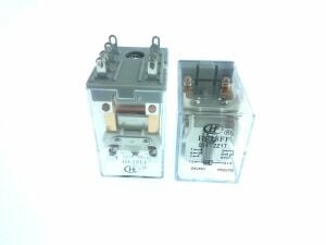 Hongfa Röle, 24V/DC 2 Kontak HF18FF & 024-2Z1T