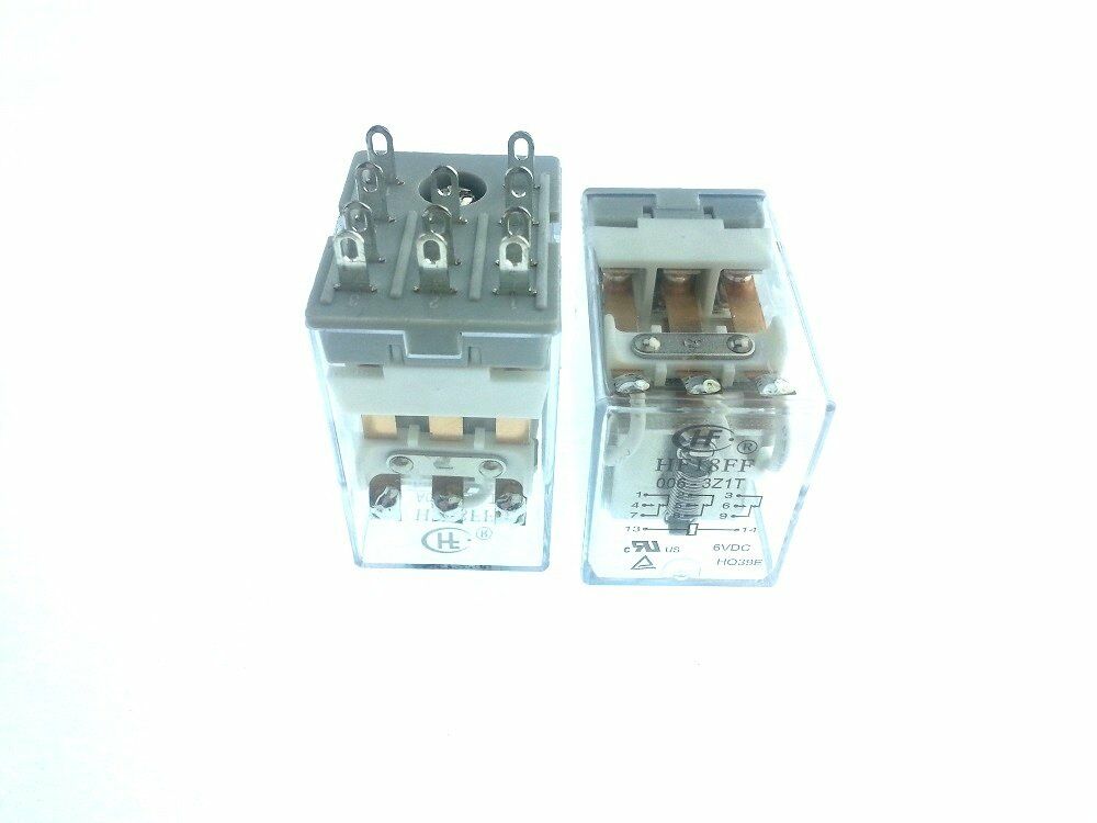 Hongfa Röle, 6V/DC 3 Kontak HF18FF & 006-3Z1T