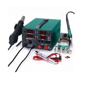 Prolink P-53 D5A Sıcak Hava Üflemeli Havya İstasyonu ve Ayarlı Güç Kaynağı (853D5A)