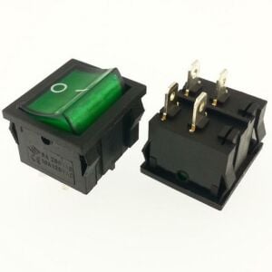 ANAHTAR JS 606 ON ~ OFF  YEŞİL IŞIKLI  4 PİN IC-126