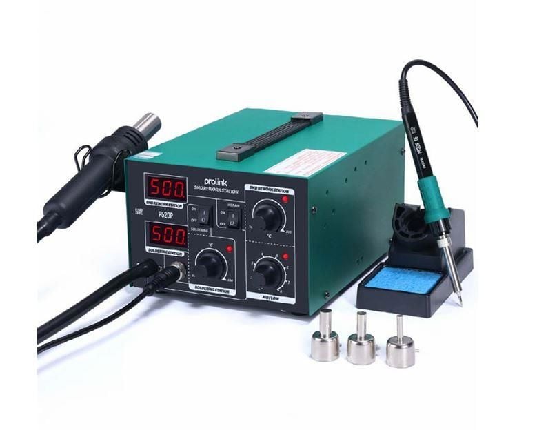 Prolink  P-52 DP Diyafram Sıcak Hava Üflemeli Dijital Havya İstasyonu (852D+DP)