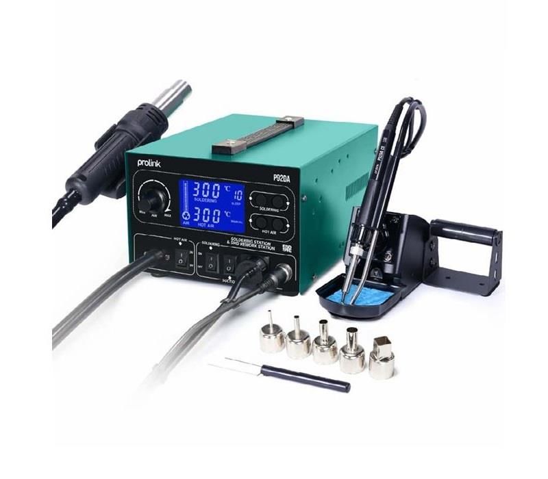 Prolink P-92 DA Lcd Ekran Sıcak Hava Üflemeli Havya İstasyonu (992DA)