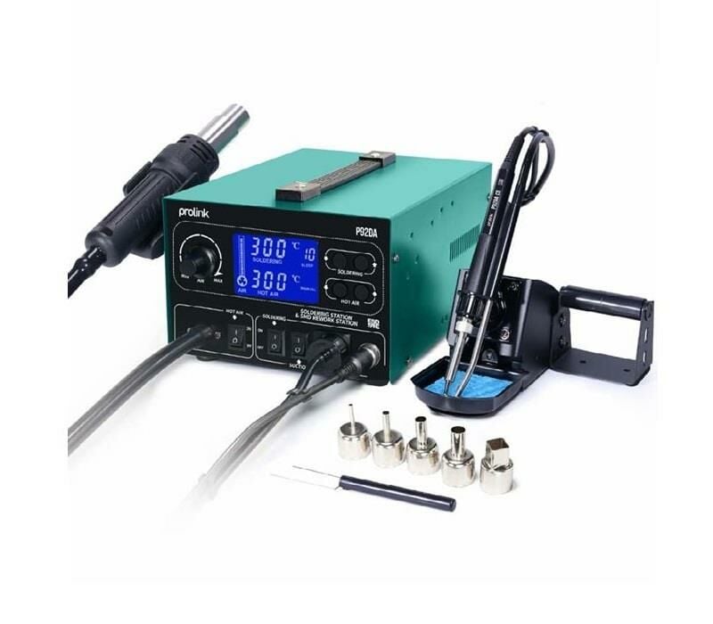 Prolink P-92 DA Lcd Ekran Sıcak Hava Üflemeli Havya İstasyonu (992DA)