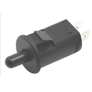 Buton PBS-29B Siyah Yuvarlak Gömme Tip 2 Bacak