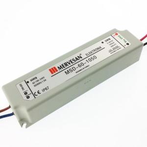 Mervesan Msd-60-1050 60w 9 ~ 42v 1050 ma Sabit Akım Led Driver İp67