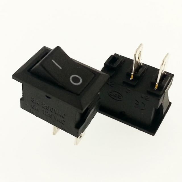 ANAHTAR MİNİ ON ~ OFF SİYAH IŞIKSIZ 2 Pin  9x13 mm  IC-125B