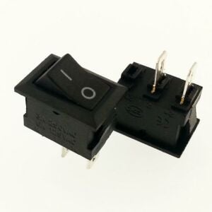 ANAHTAR MİNİ ON ~ OFF SİYAH IŞIKSIZ 2 Pin  9x13 mm  IC-125B