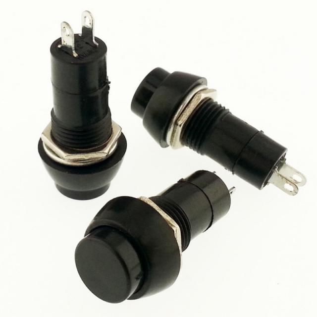 ANAHTAR  R18-25A Yuvarlak SİYAH   (PBS11A) IC-185