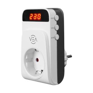 VEA VE-25530 15a 3520w Tekli Dijital Göstergeli Akım Korumalı Priz